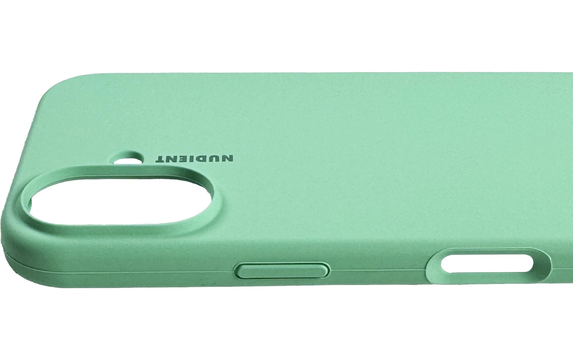 Nudient Base Backcover – für Apple iPhone 16, Kunststoff, Mintgrün