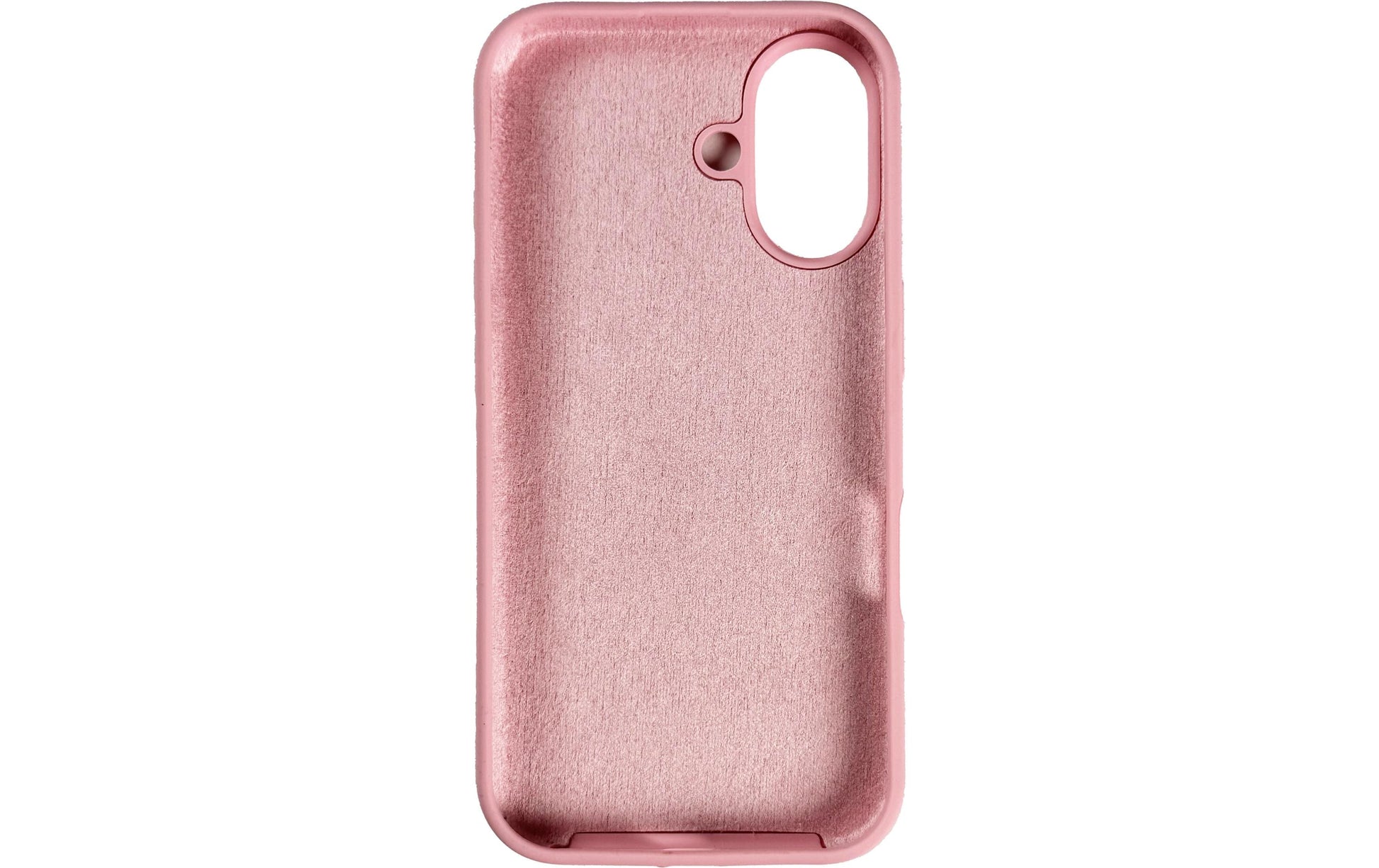 Nudient Base Backcover – für Apple iPhone 16, Kunststoff, Baby Pink