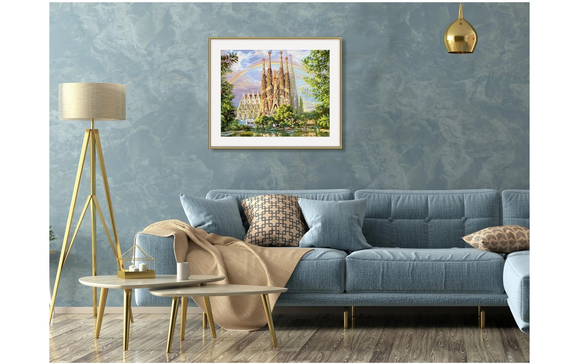 Schipper Malen-nach-Zahlen-Set Sagrada Familia – 40 × 50 cm – ab 14 Jahren