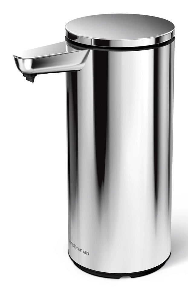 simplehuman ST1092 Automatischer Seifenspender – Edelstahl, Silber, 266 ml
