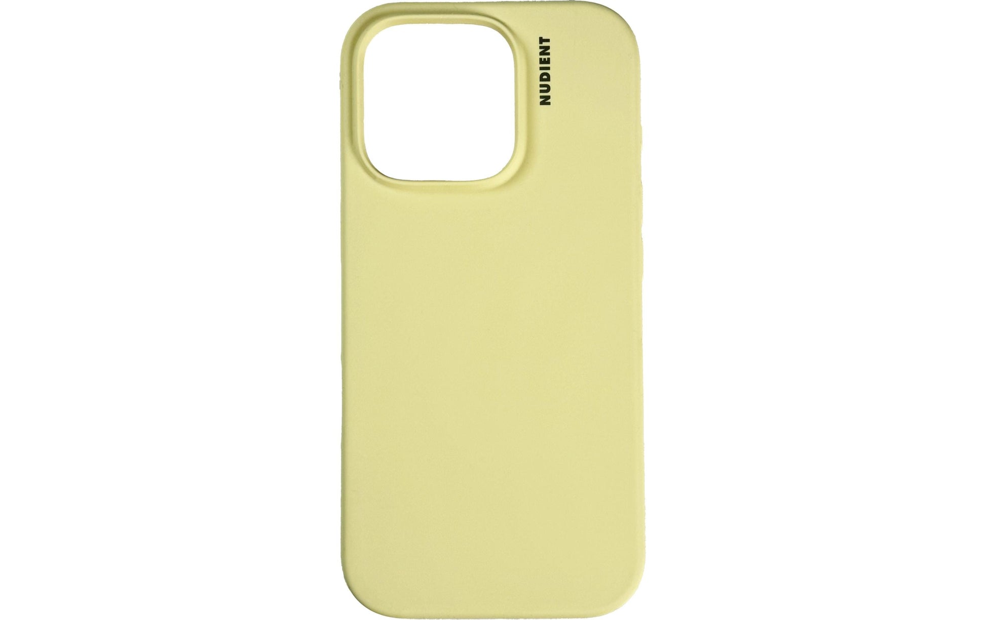 Nudient Base – Backcover – für Apple iPhone 16 Pro Max, Kunststoff, Blassgelb