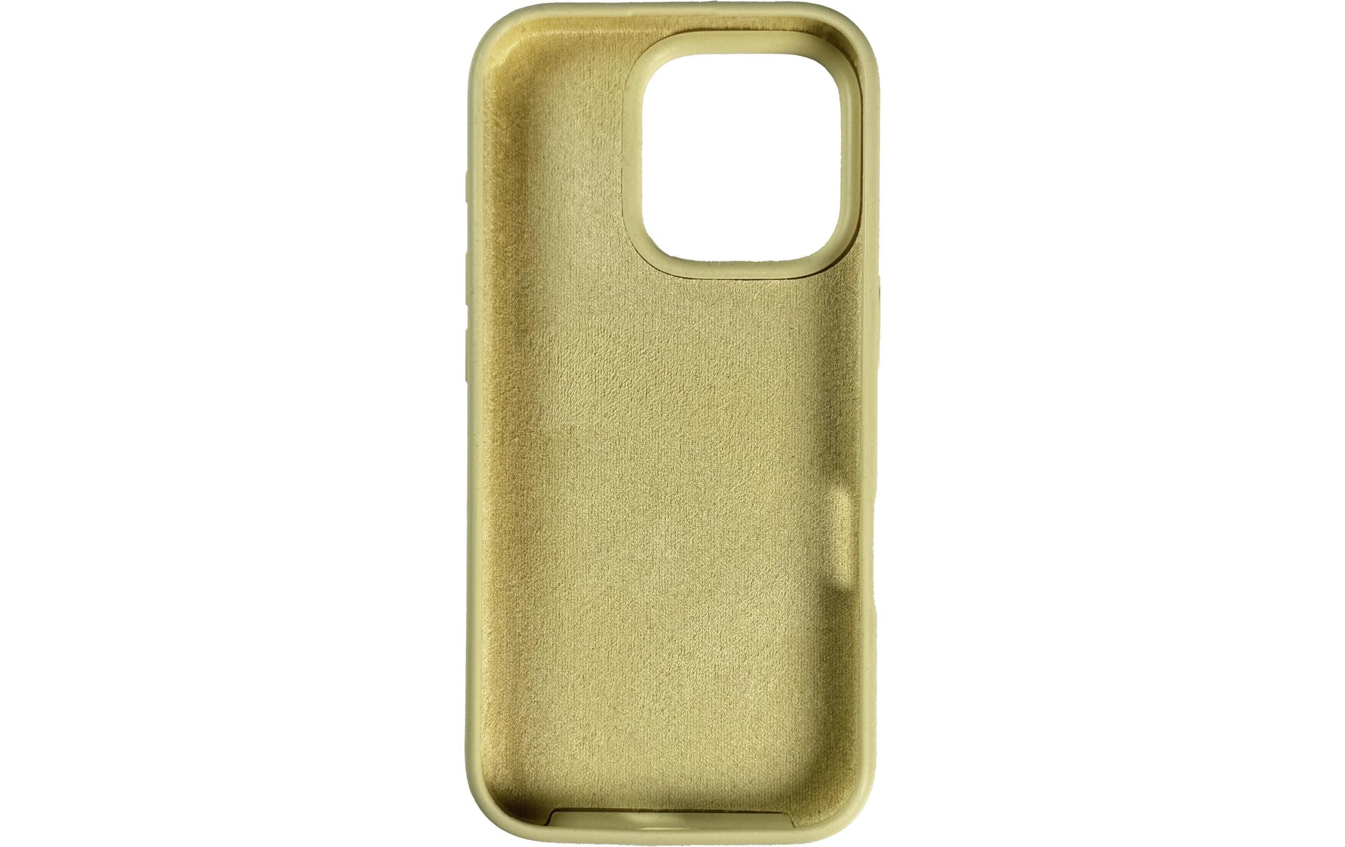 Nudient Base – Backcover – für Apple iPhone 16 Pro Max, Kunststoff, Blassgelb