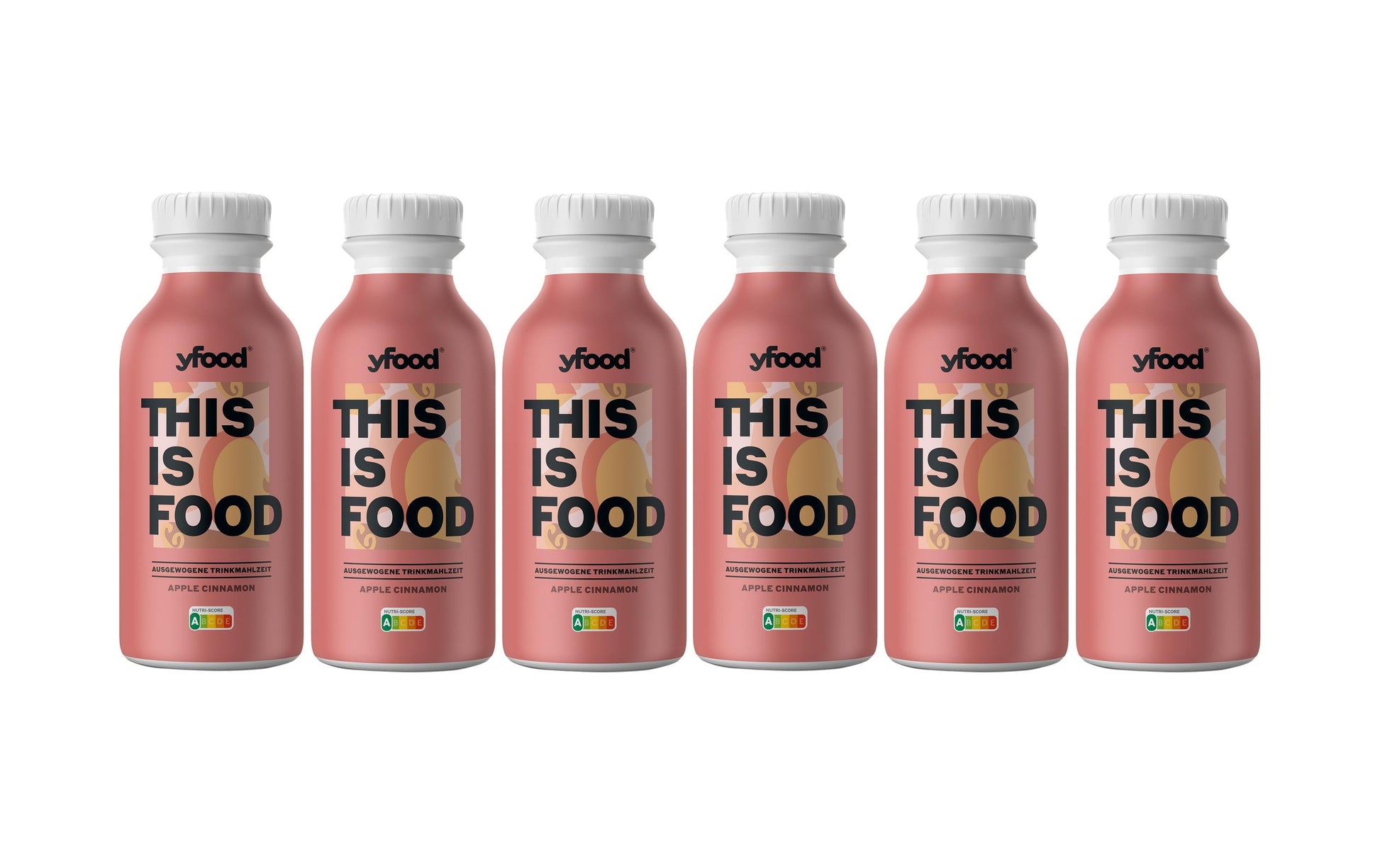 YFood Trinkmahlzeit Apfel & Zimt – 6×500 ml
