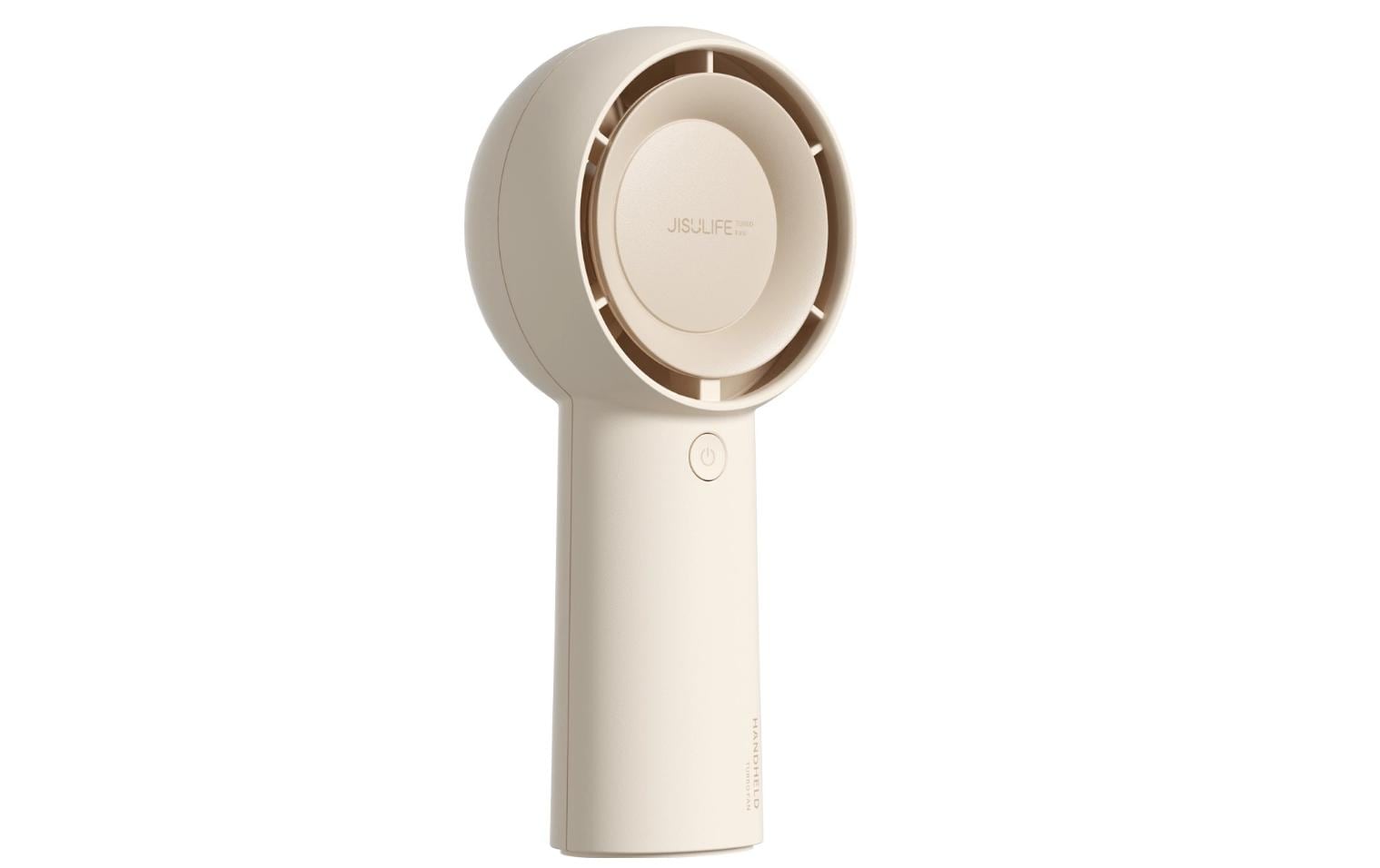 JisuLife Handventilator Life 5 Plus – 5 Stufen, 4000 mAh, USB-C, 16 h, Braun