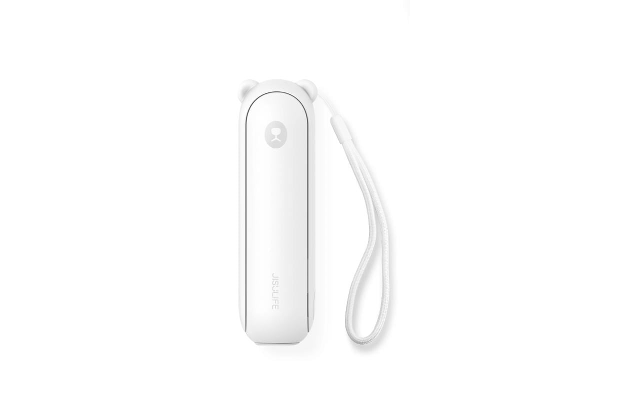 Jisulife Handventilator Life 8 Plus – 3 Stufen, 4500 mAh, USB-C, 46 h, Weiss