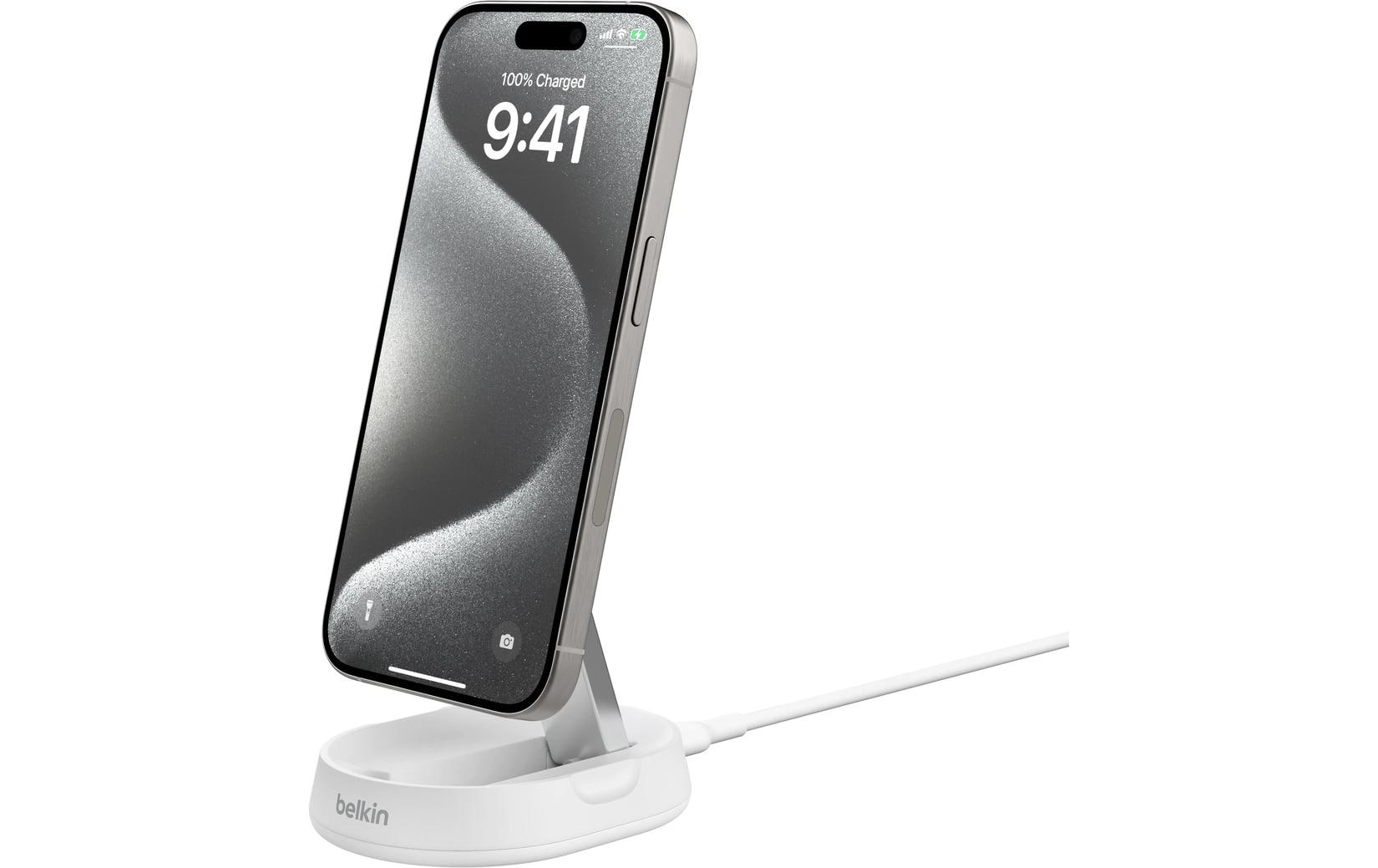 Belkin BoostCharge Pro Qi2 Ladestation – 15 W, 1× USB-C – für iPhone 15, iPhone 15 Pro, iPhone 15 Plus und andere