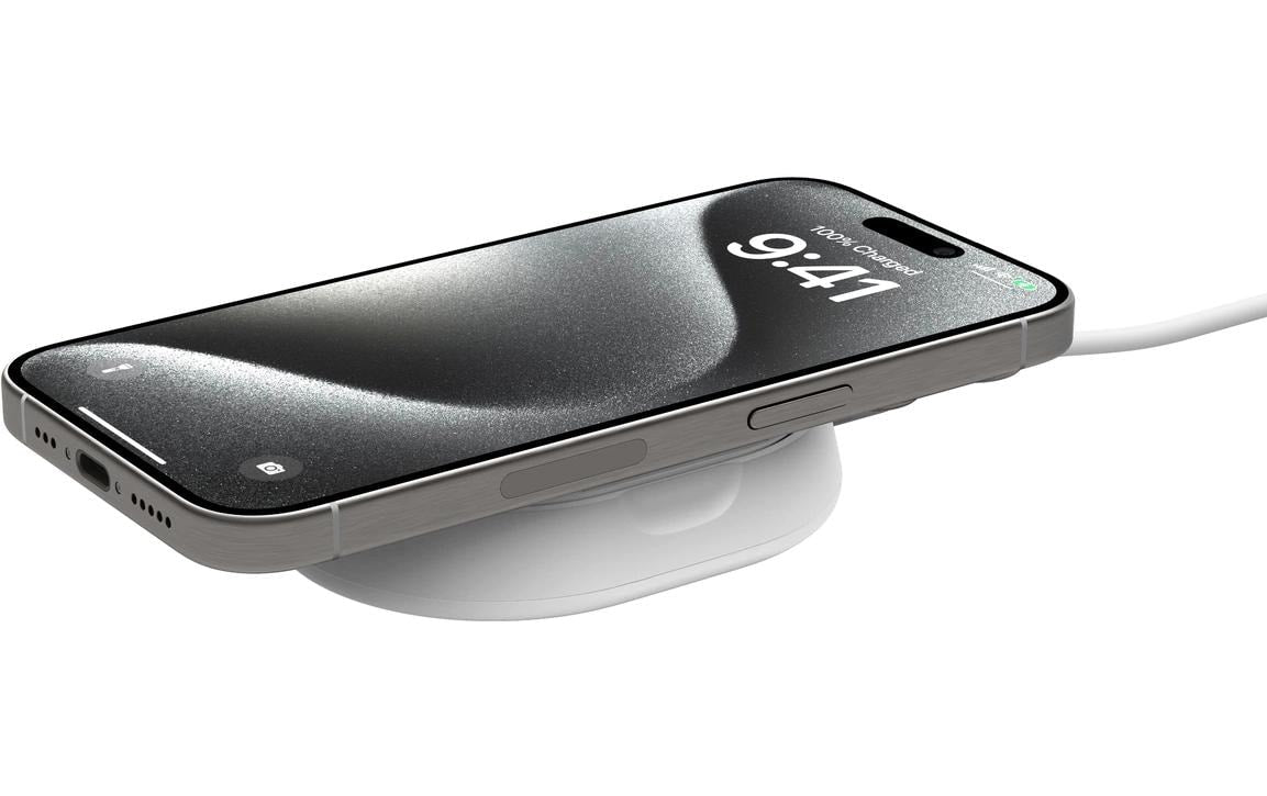 Belkin BoostCharge Pro Qi2 Ladestation – 15 W, 1× USB-C – für iPhone 15, iPhone 15 Pro, iPhone 15 Plus und andere