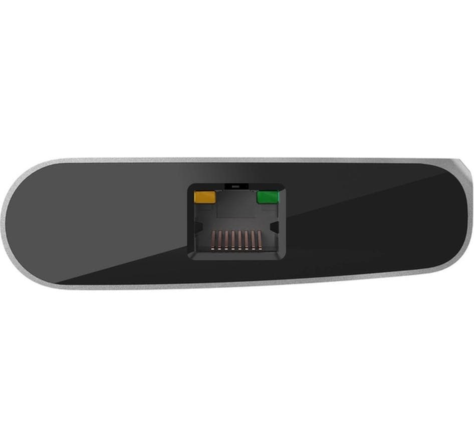 Belkin INC015BTSGY-CZ Multiport-Adapter – USB-C, 2× HDMI, 100 W PD, GbE, für Windows/Mac/iPadOS