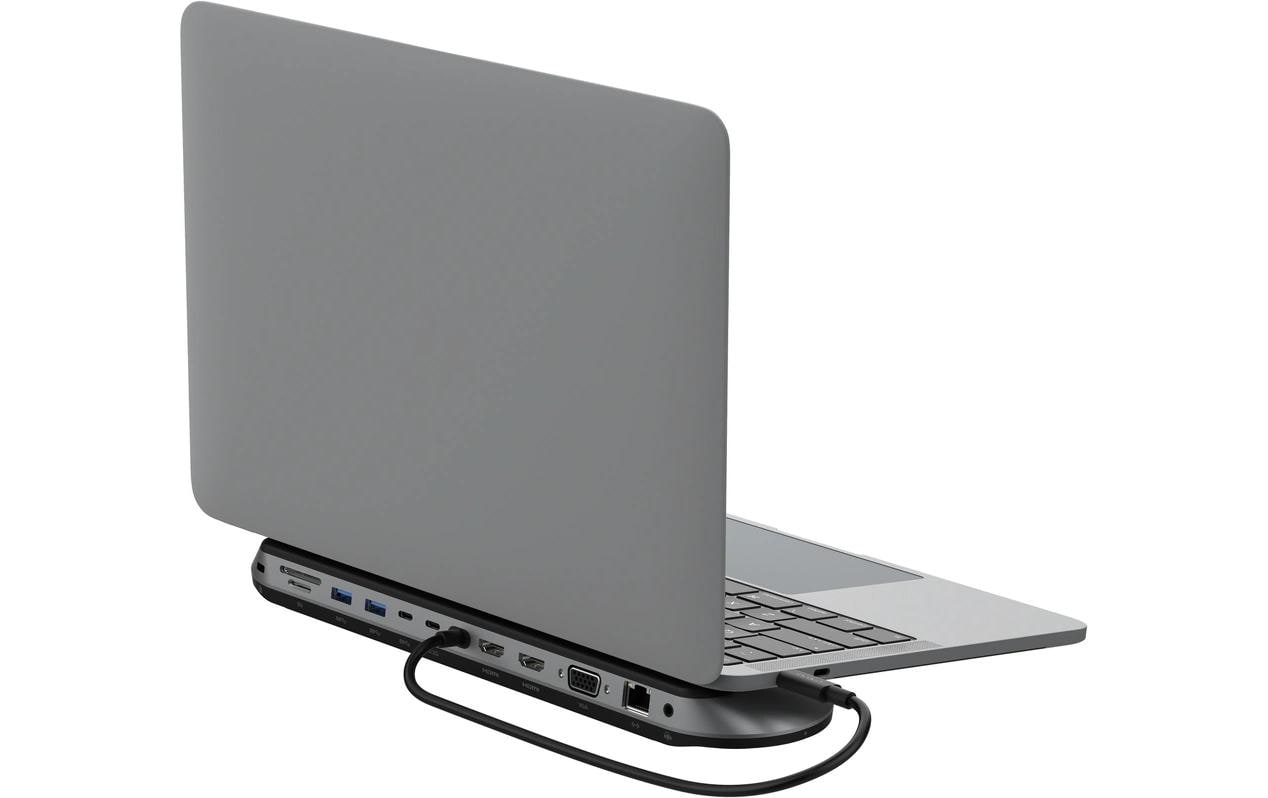 Belkin INC014BTSGY Dockingstation – USB-C, 2× HDMI, 1× VGA, 2× USB-A, 2× USB-C, 100 W PD, 2,5GbE, SD/microSD