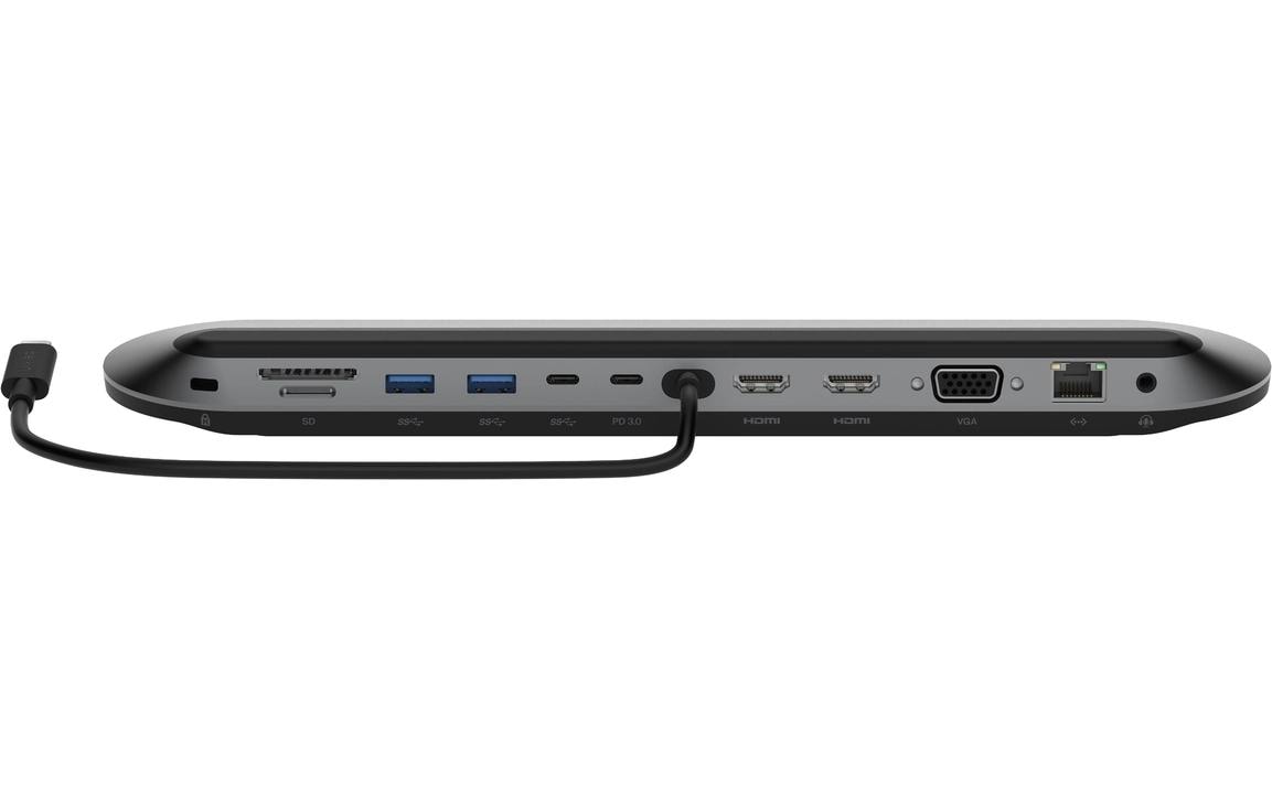 Belkin INC014BTSGY Dockingstation – USB-C, 2× HDMI, 1× VGA, 2× USB-A, 2× USB-C, 100 W PD, 2,5GbE, SD/microSD