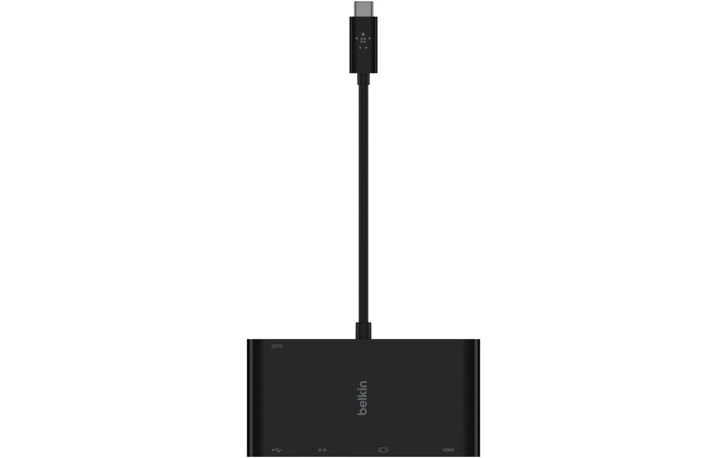 Belkin AVC004BTBK USB-C Multiport-Adapter – HDMI, VGA, RJ-45, USB-A, 4K (3840 × 2160) – 15 cm – Schwarz