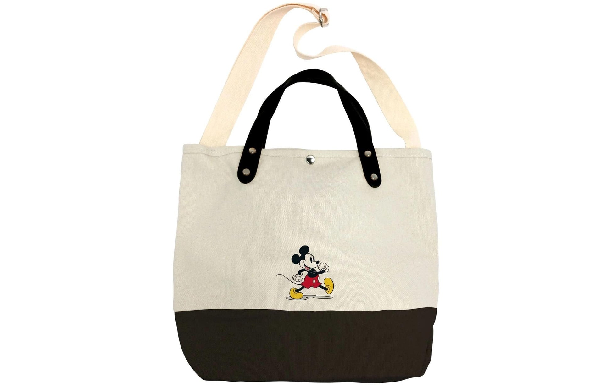 Arditex Handtasche, Baumwolle, Schwarz, Mickey Motiv, 26 × 37 × 11 cm
