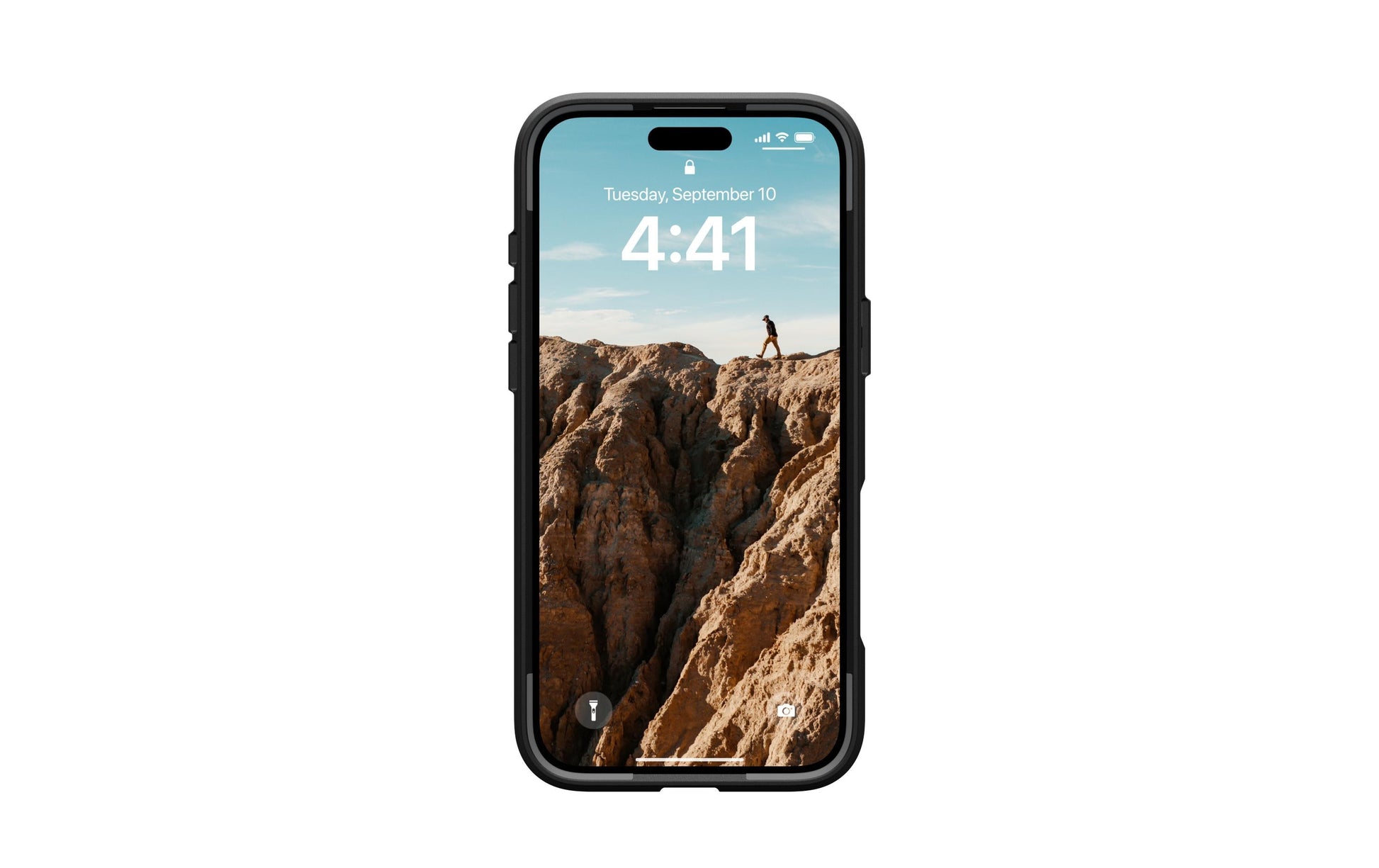 Urban Armor Gear UAG – Backcover Civilian – für Apple iPhone 16 Plus – schwarz – MagSafe-kompatibel