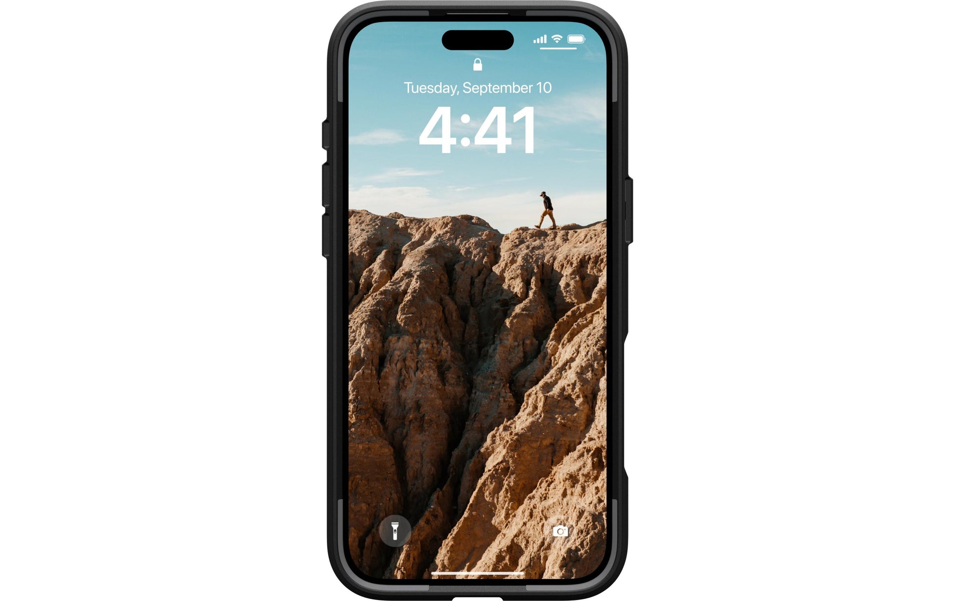 Urban Armor Gear UAG – Backcover Civilian – für Apple iPhone 16 Plus – schwarz – MagSafe-kompatibel