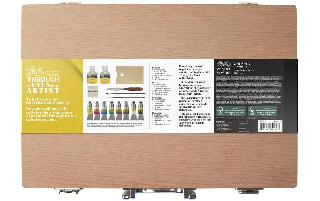 Basteln Winsor & Newton – Galeria – Acrylset – Mehrfarbig