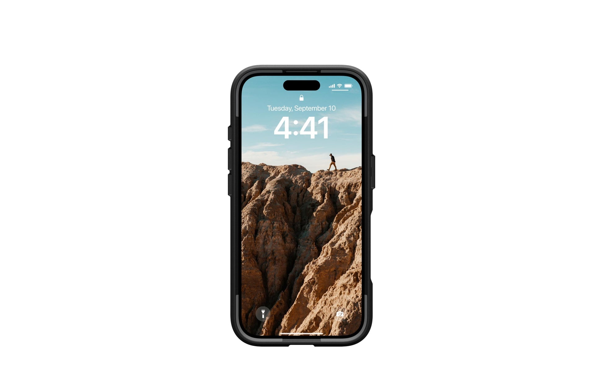 Urban Armor Gear Backcover – für Apple iPhone 16 – schwarz – MagSafe-kompatibel