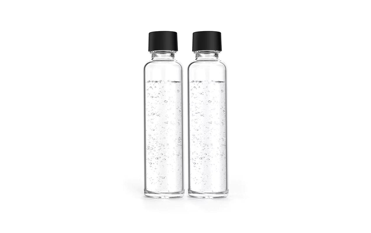 mySodapop Karbonisiererflasche 600 ml – für Logan, 2 Stk., Glas, Transparent