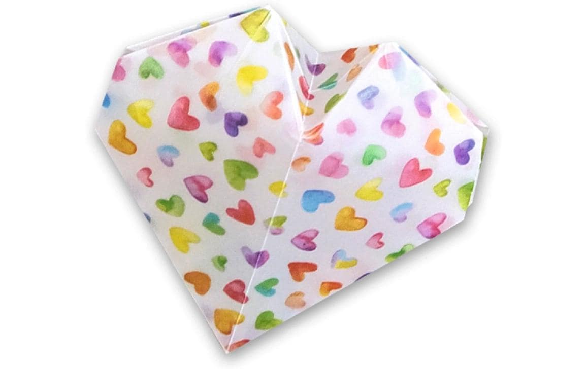 URSUS Origamipapier – 15 × 15 cm, Regenbogen, 115 g/m² – 50 Blatt