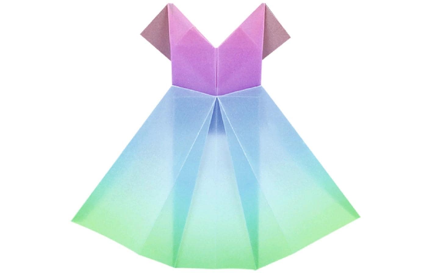 URSUS Origamipapier – 15 × 15 cm, Regenbogen, 115 g/m² – 50 Blatt