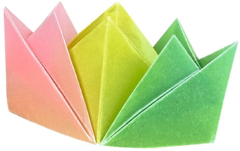 URSUS Origamipapier – 15 × 15 cm, Regenbogen, 115 g/m² – 50 Blatt