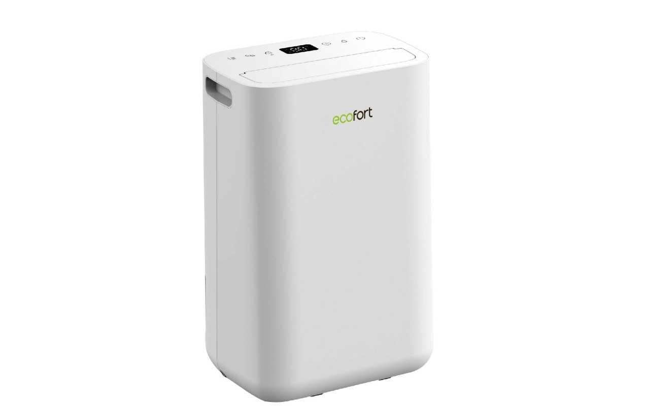 Ecofort Luftentfeuchter ecoQ – 13 L/24 h, bis 30m², Tank 2,3 l, Hygrostat, WLAN, App-Steuerung, 39 dB