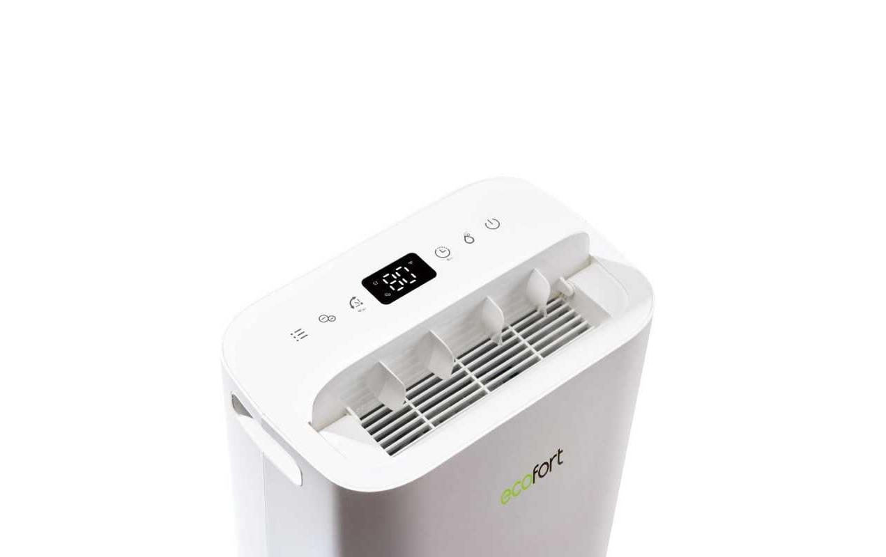 Ecofort Luftentfeuchter ecoQ – 13 L/24 h, bis 30m², Tank 2,3 l, Hygrostat, WLAN, App-Steuerung, 39 dB