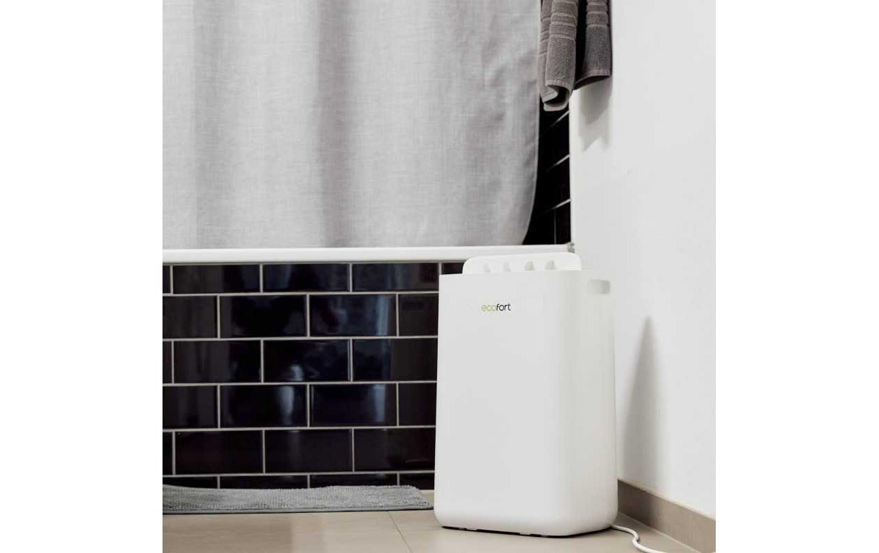 Ecofort Luftentfeuchter ecoQ – 13 L/24 h, bis 30m², Tank 2,3 l, Hygrostat, WLAN, App-Steuerung, 39 dB