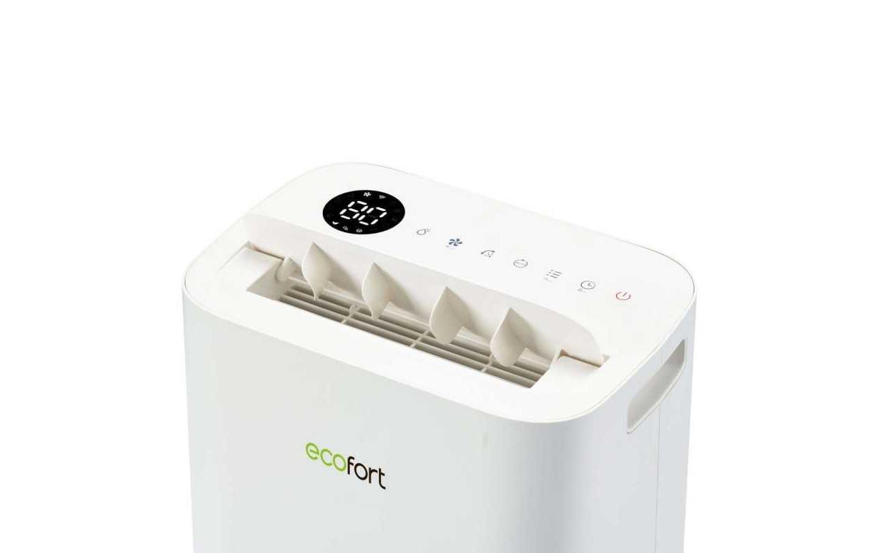 Ecofort Luftentfeuchter ecoQ 20L – 20 L/24 h, bis 50 m², Tank 4,5 l, Hygrostat, WLAN, App-Steuerung