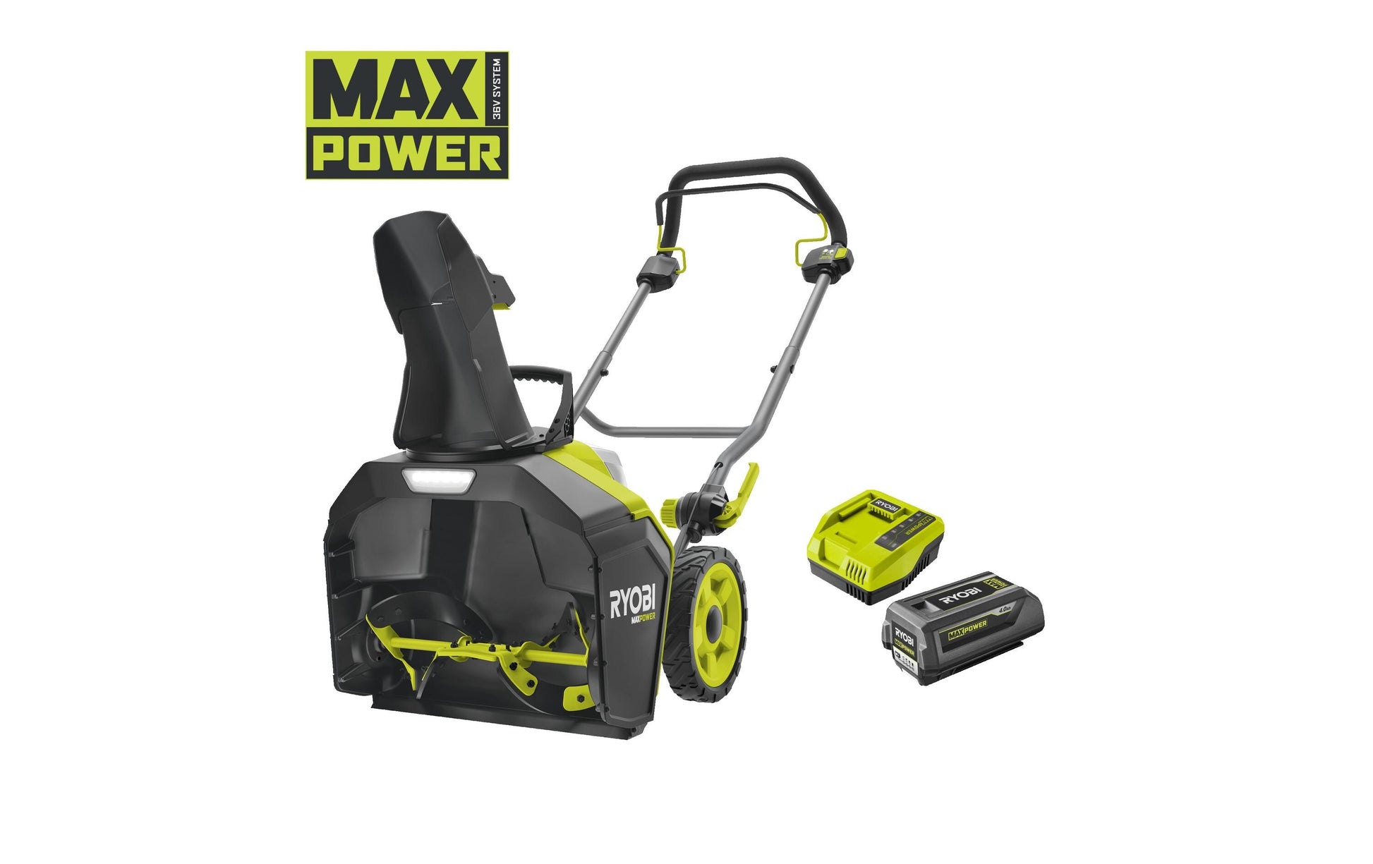 Ryobi RY36STX45A-140 Akku-Schneefräse – 36 V – 45 cm – 4,0 Ah & Ladegerät