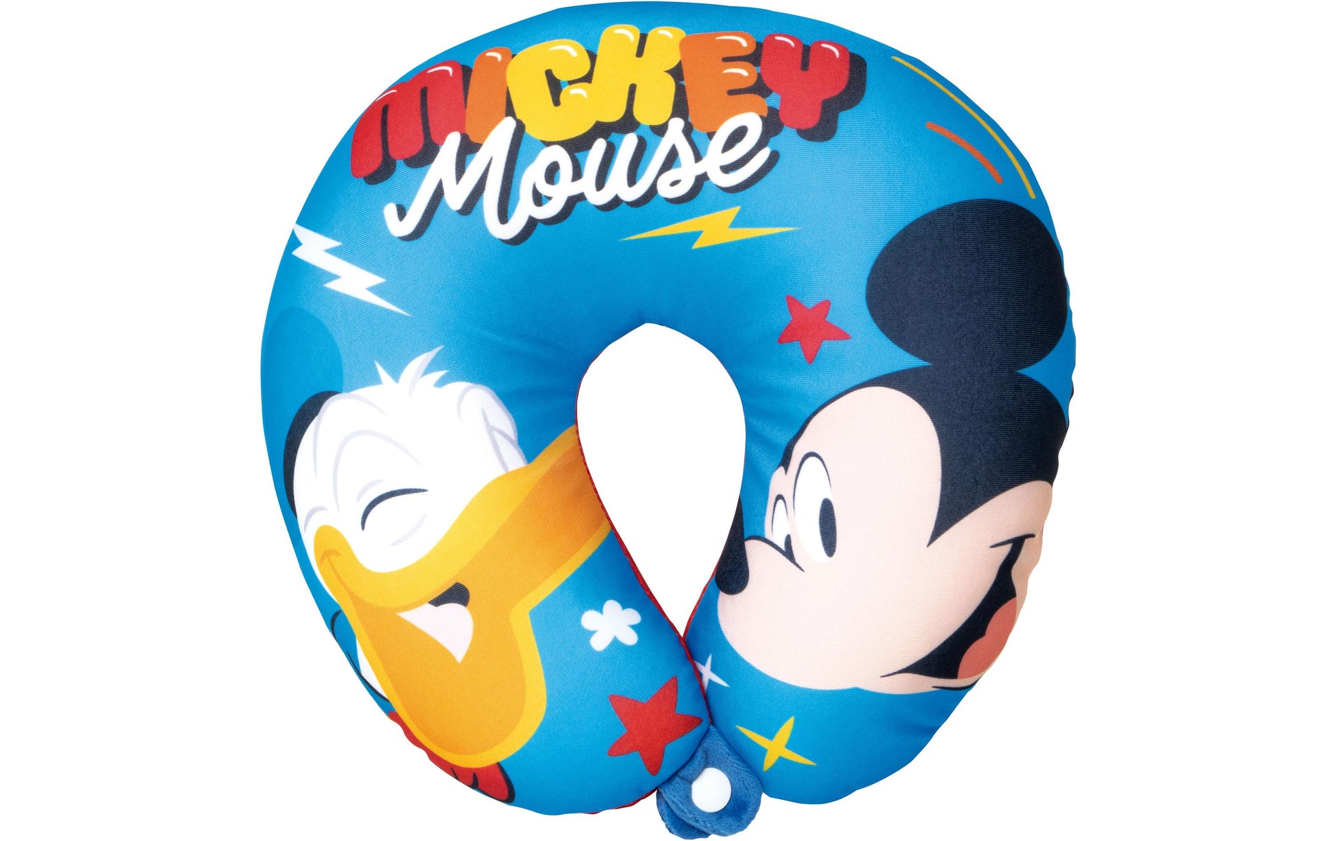 Arditex Reisekissen – waschbar (Handwäsche), Polystyrol-Füllung – 28 × 28 × 6 cm – mehrfarbig – Mickey