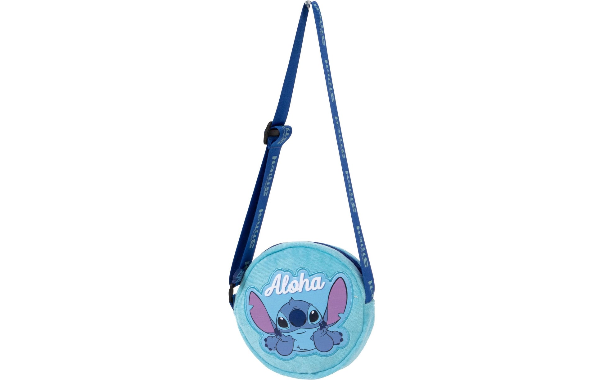 Arditex WD16681 – Umhängetasche, Polyester, Blau, Motiv Lilo & Stitch, 16 × 16 × 16 cm