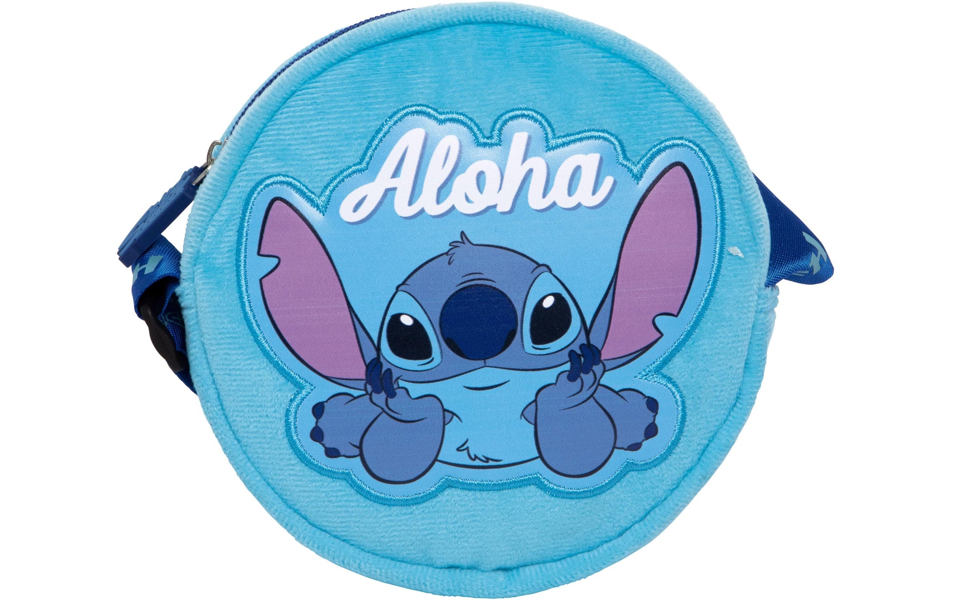 Arditex WD16681 – Umhängetasche, Polyester, Blau, Motiv Lilo & Stitch, 16 × 16 × 16 cm