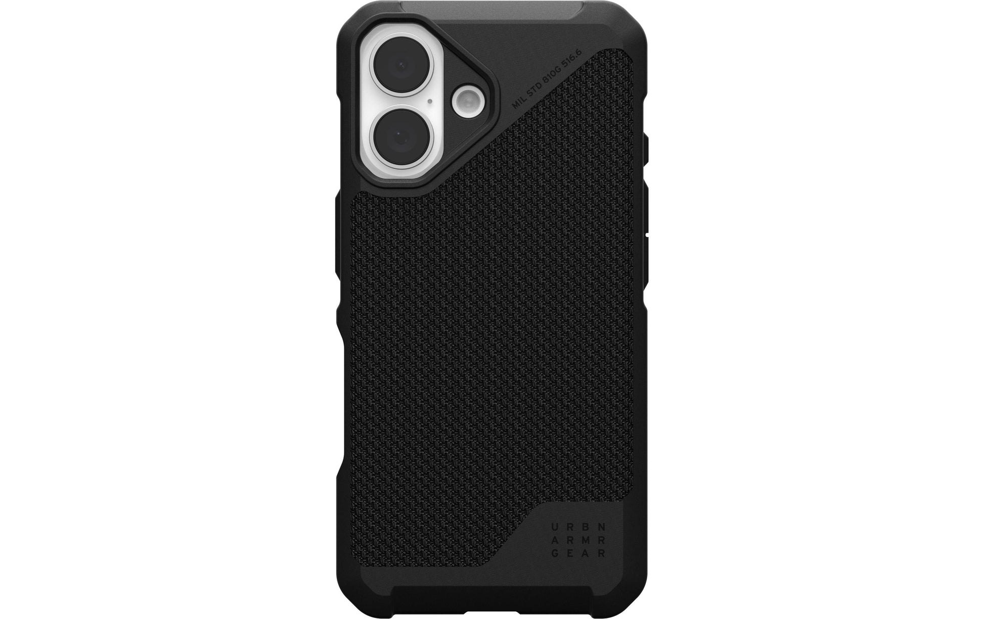 Urban Armor Gear UAG Metropolis LT – Rückcover – für Apple iPhone 16, MagSafe, TPU, Schwarz, bis 5,4 m sturzsicher
