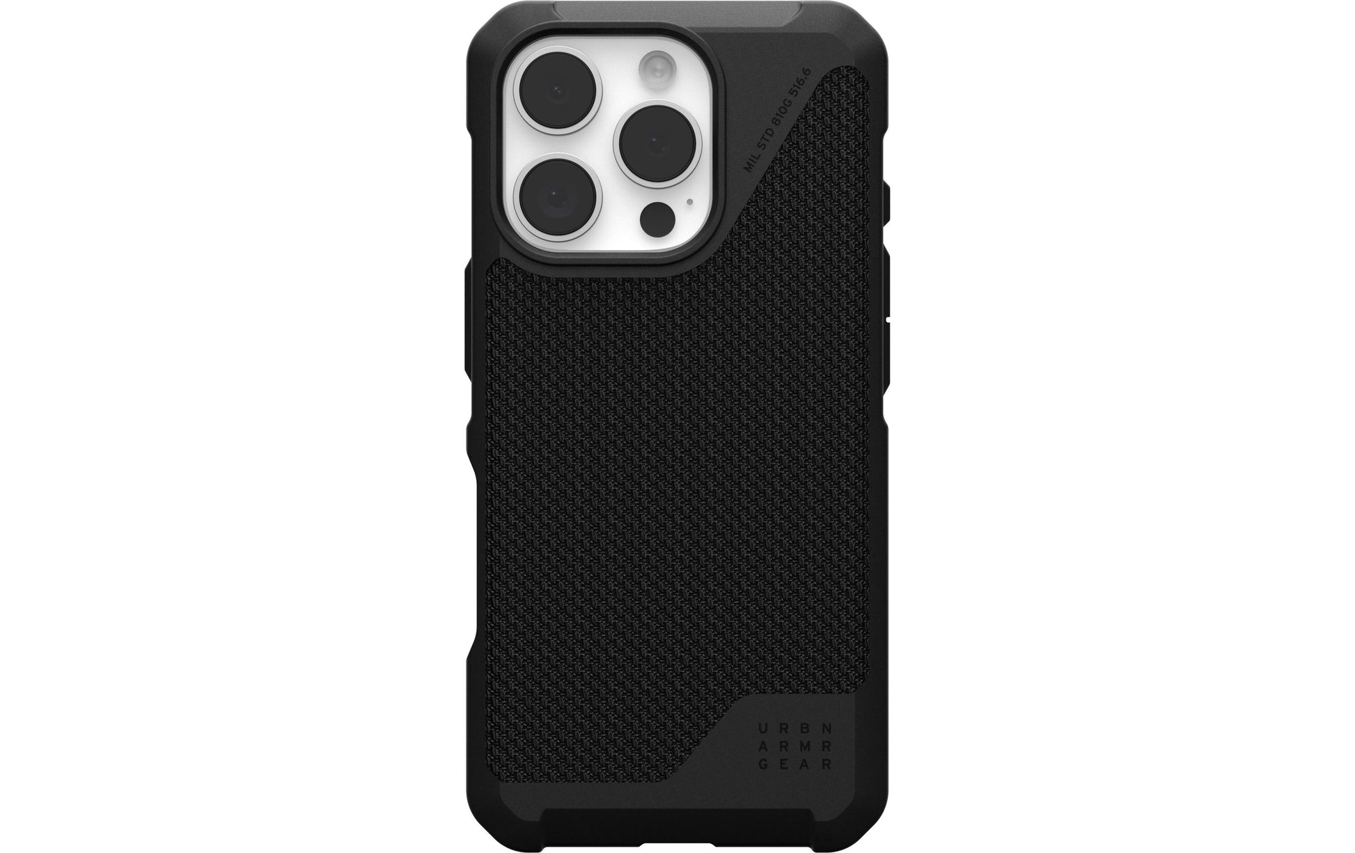 Urban Armor Gear UAG – Backcover Metropolis LT – für Apple iPhone 16 Pro – schwarz – Kevlar – MagSafe-kompatibel