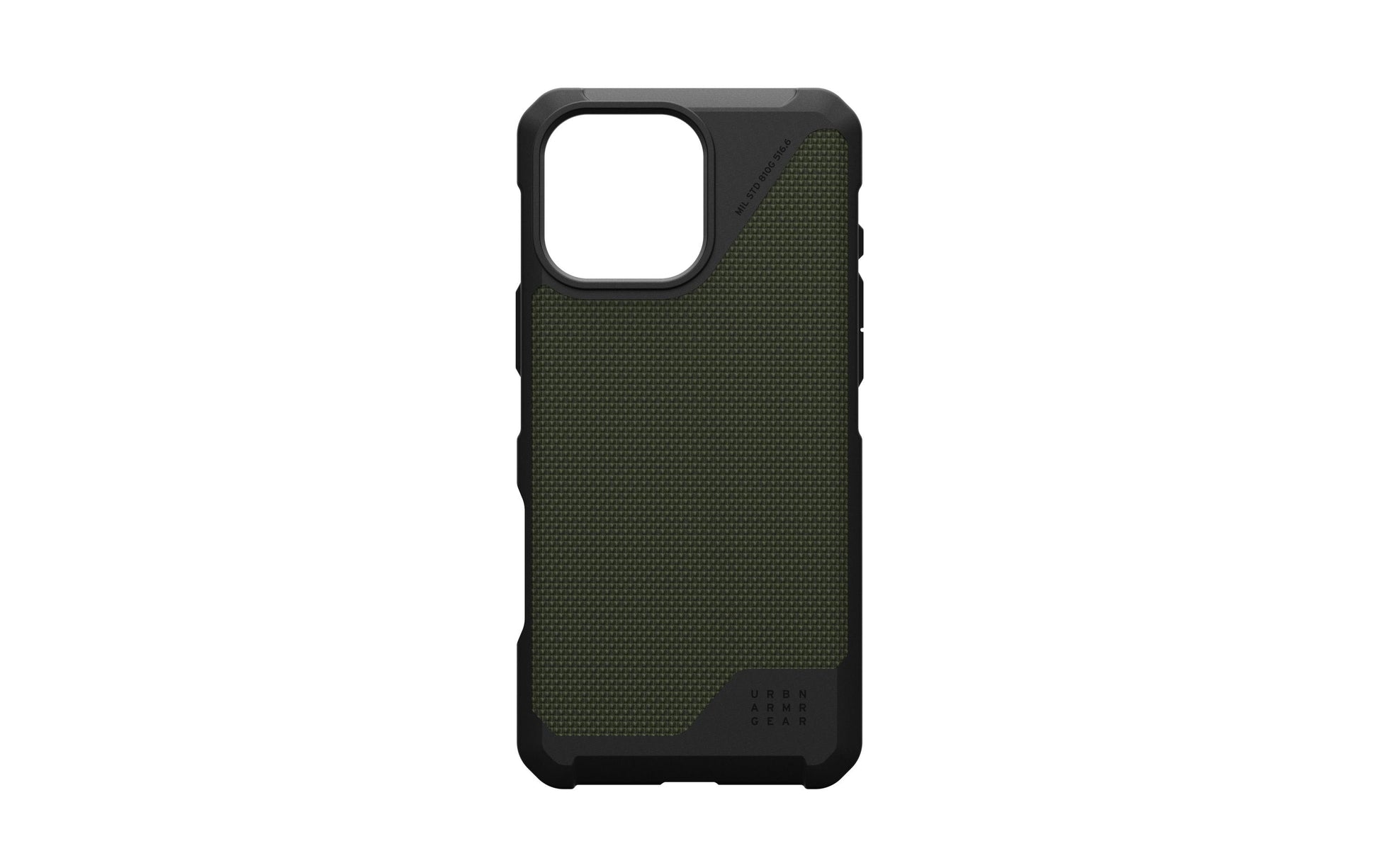 Urban Armor Gear UAG Metropolis LT – Rückcover – für Apple iPhone 16 Pro Max, MagSafe, TPU, Olivgrün, bis 5,4 m Sturzsicher