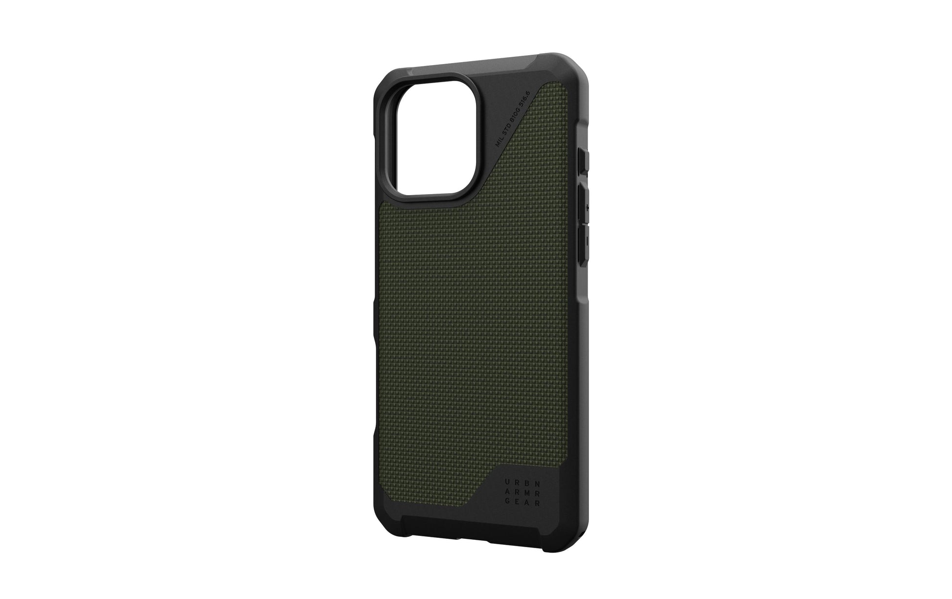 Urban Armor Gear UAG Metropolis LT – Rückcover – für Apple iPhone 16 Pro Max, MagSafe, TPU, Olivgrün, bis 5,4 m Sturzsicher