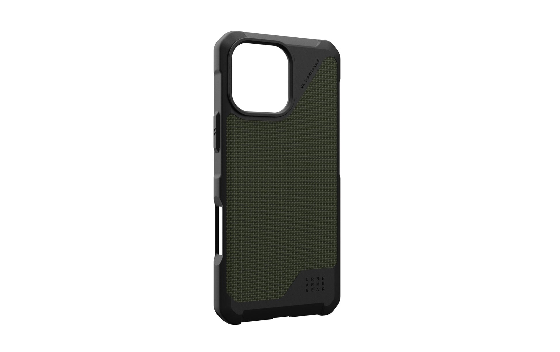 Urban Armor Gear UAG Metropolis LT – Rückcover – für Apple iPhone 16 Pro Max, MagSafe, TPU, Olivgrün, bis 5,4 m Sturzsicher
