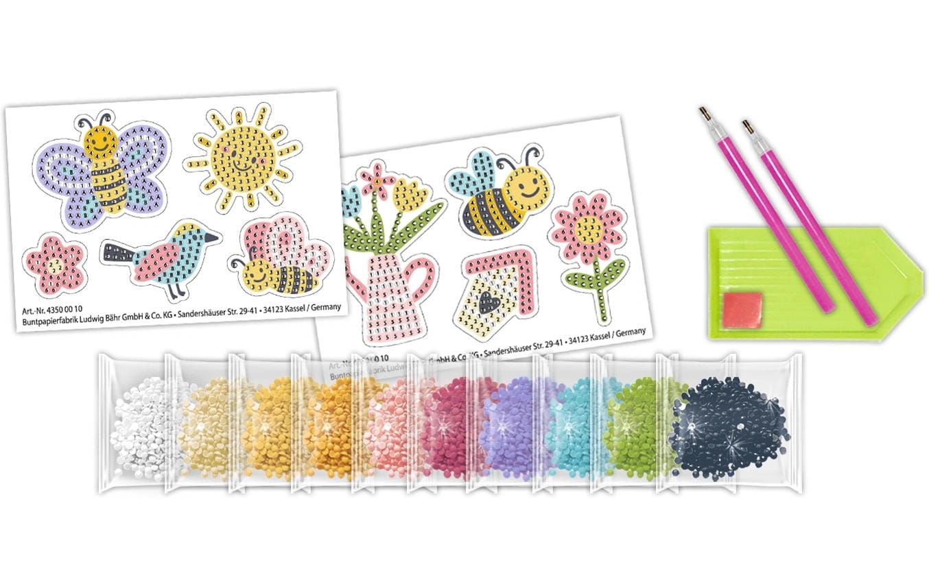 URSUS Diamond-Painting-Set – Biene – ab 3 Jahren