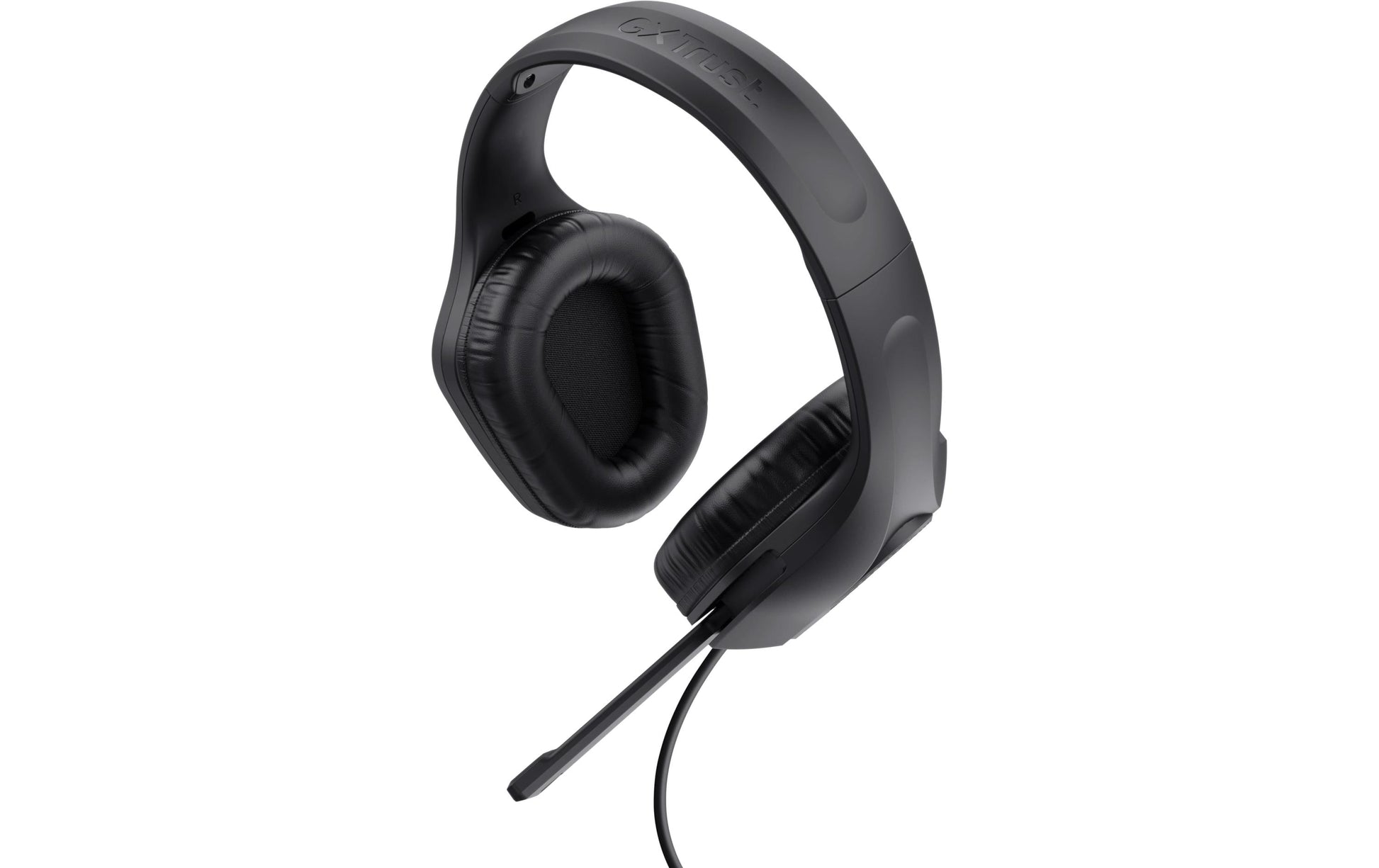Trust GXT 416 Zirox Gaming-Headset – On-Ear, Stereo, Kabelgebunden, 3,5 mm Klinke + USB-A, Schwarz