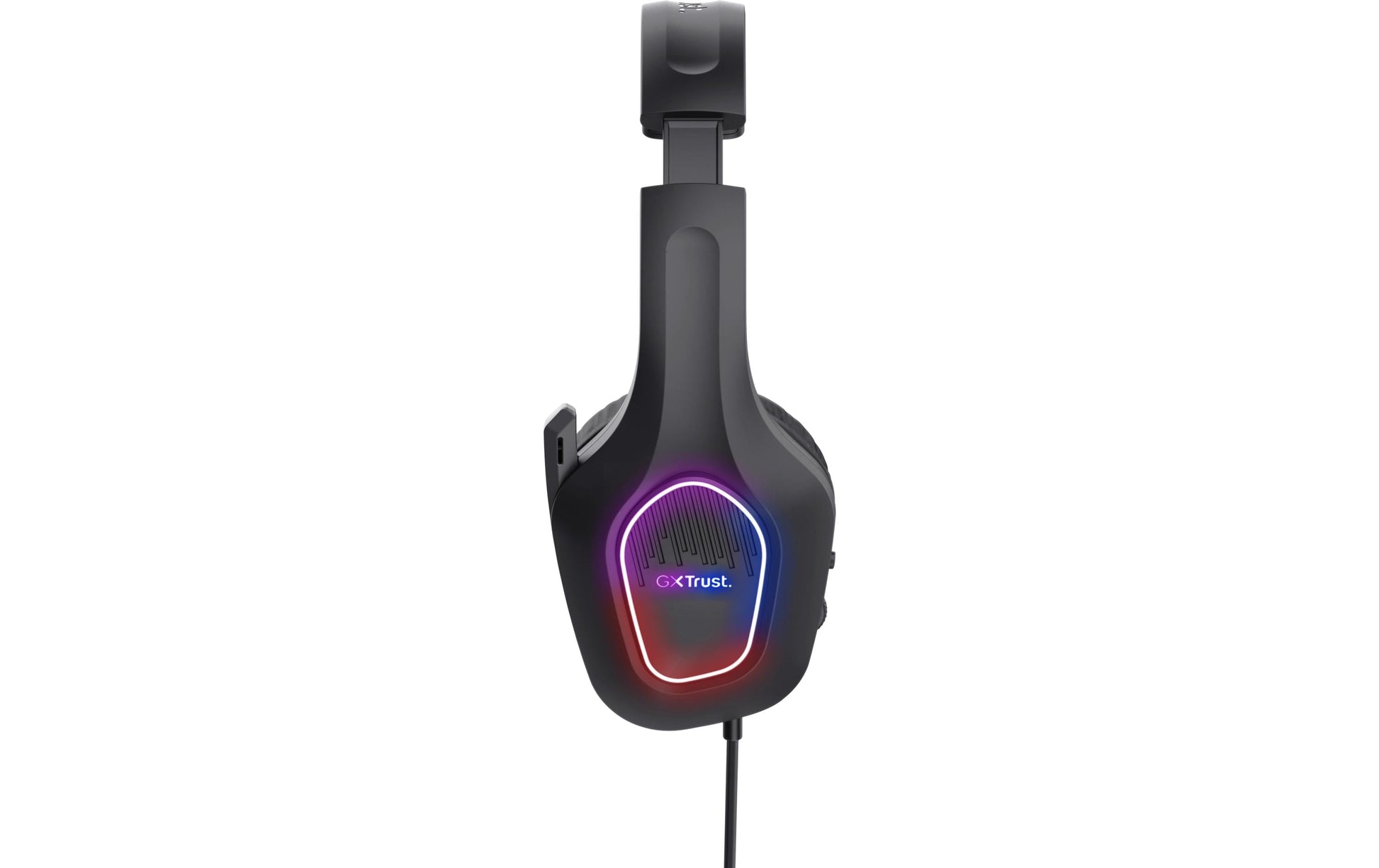 Trust GXT 416 Zirox Gaming-Headset – On-Ear, Stereo, Kabelgebunden, 3,5 mm Klinke + USB-A, Schwarz