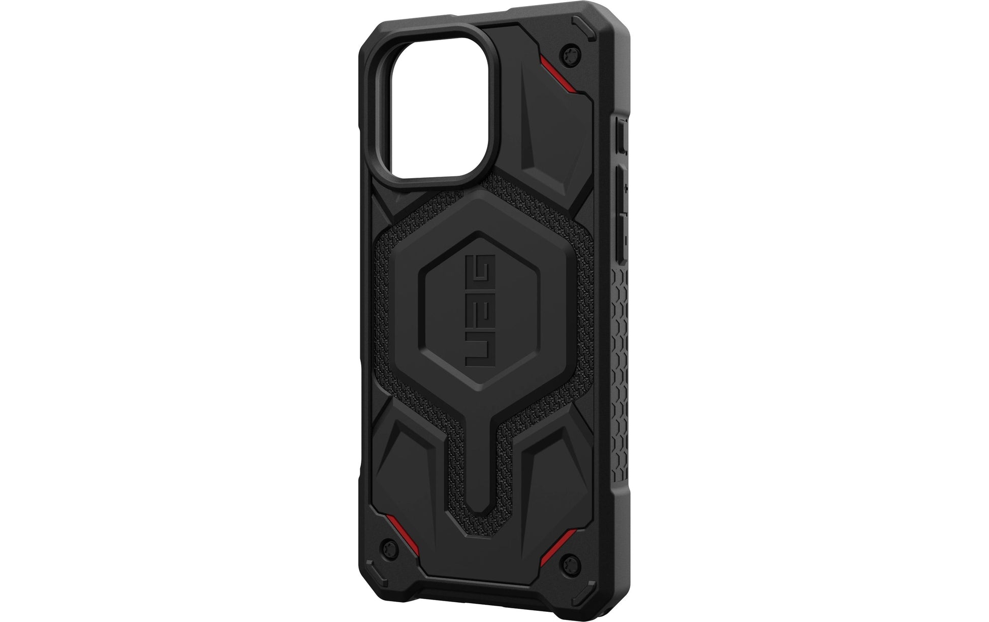 Urban Armor Gear UAG Monarch Pro – Rückcover – für Apple iPhone 16 Pro Max, MagSafe, Kevlar, Schwarz, bis 7,6 m sturzsicher