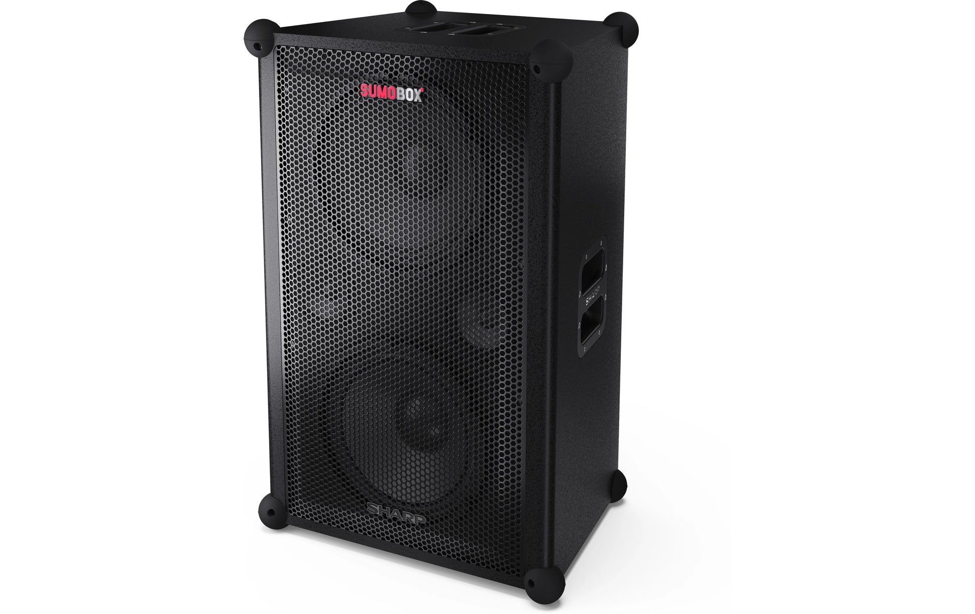 Sharp CP-LS200 – Party-Lautsprecher – 200 W, 8 h Akku, LED, Bluetooth 5.0, IPX4, Schwarz