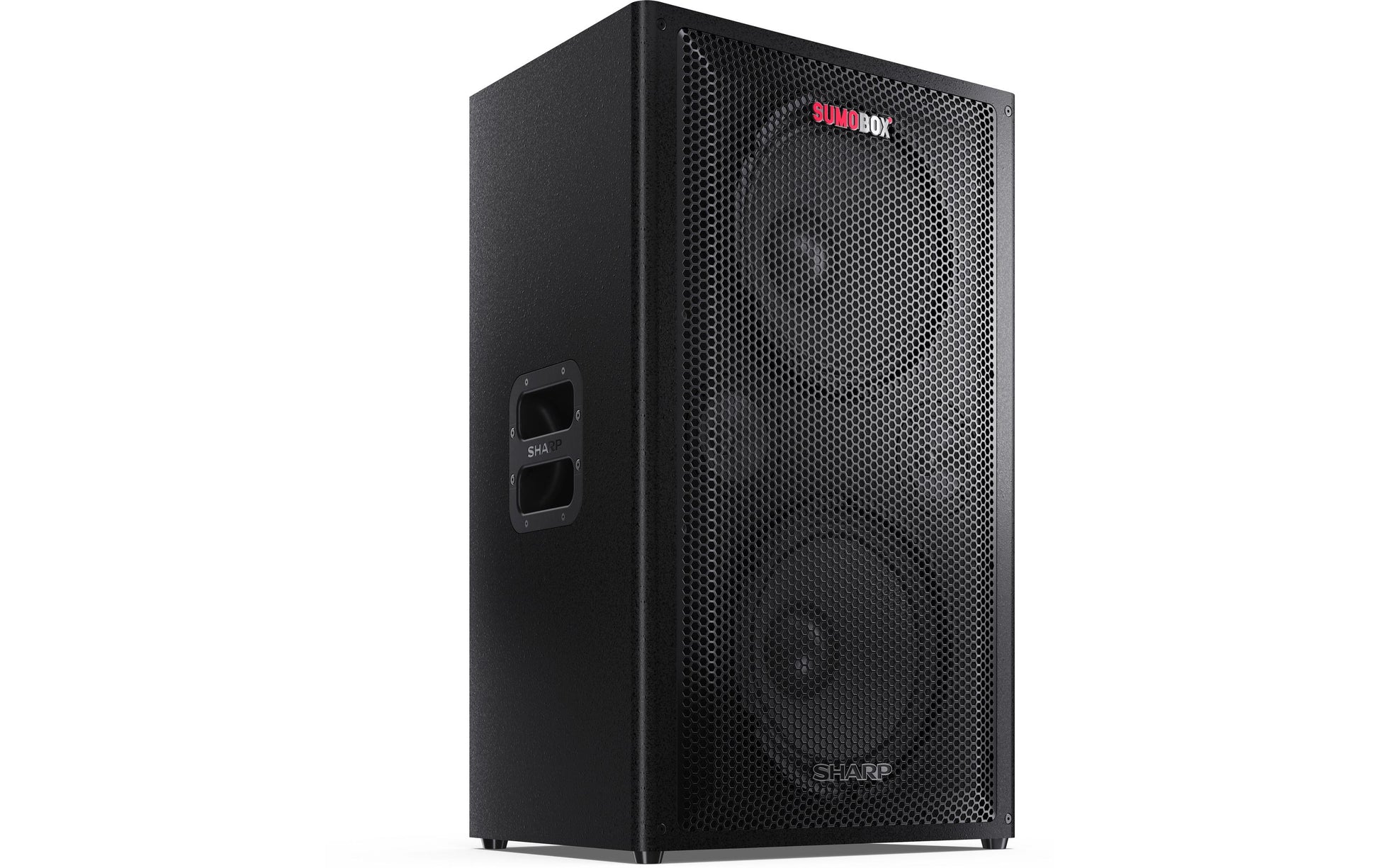 Sharp CP-LS200 – Party-Lautsprecher – 200 W, 8 h Akku, LED, Bluetooth 5.0, IPX4, Schwarz