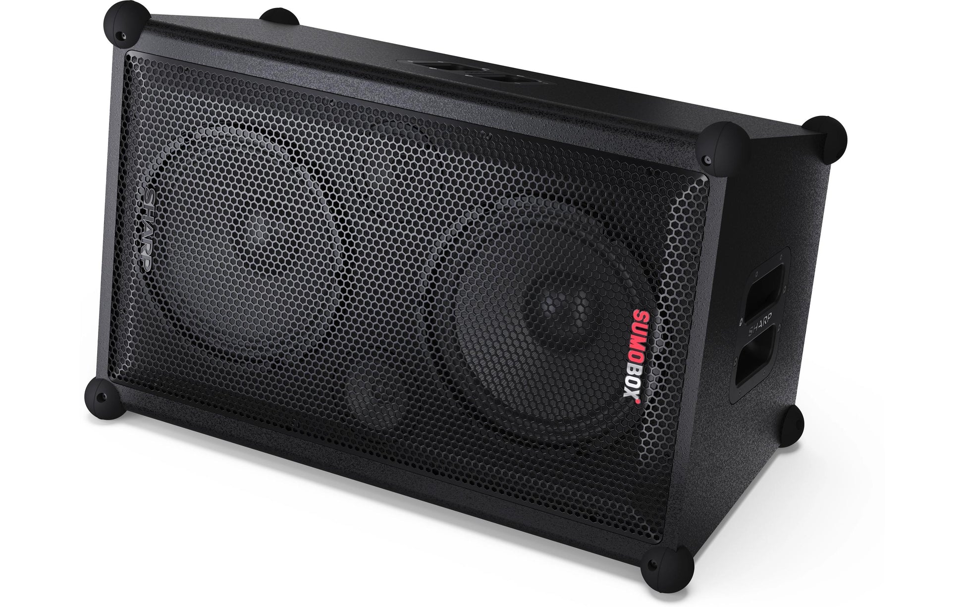 Sharp CP-LS200 – Party-Lautsprecher – 200 W, 8 h Akku, LED, Bluetooth 5.0, IPX4, Schwarz