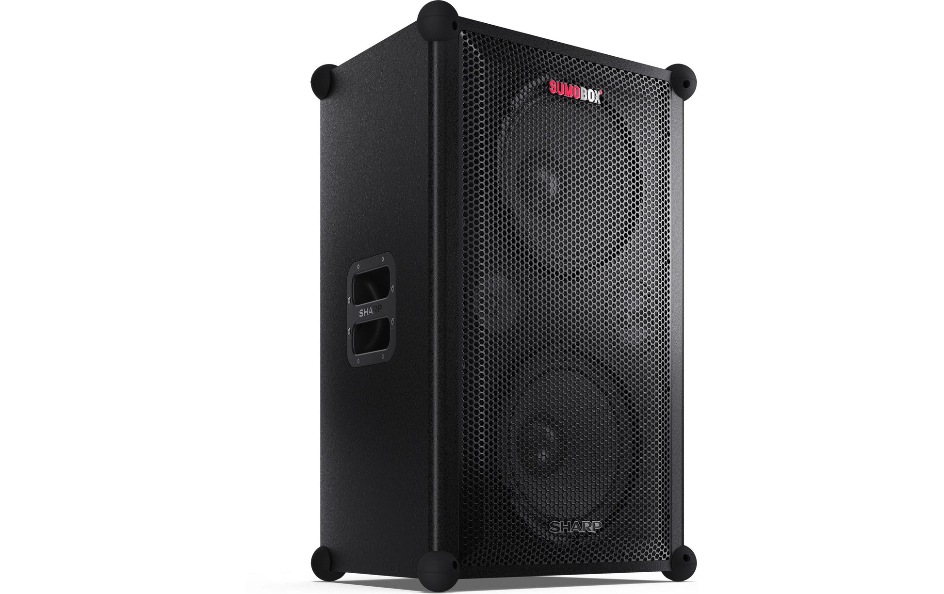 Sharp CP-LS200 – Party-Lautsprecher – 200 W, 8 h Akku, LED, Bluetooth 5.0, IPX4, Schwarz