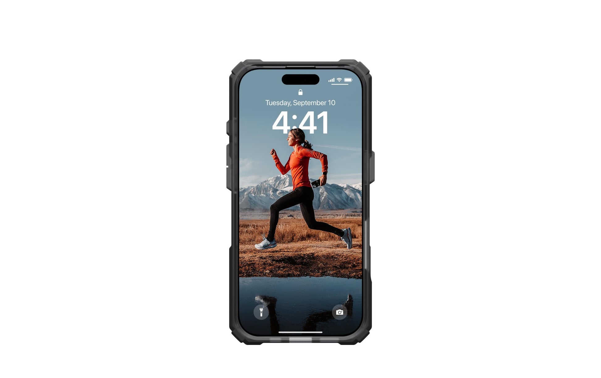 Urban Armor Gear Backcover – für Apple iPhone 16 Pro – Titan/transparent – TPU/PC – MagSafe-kompatibel
