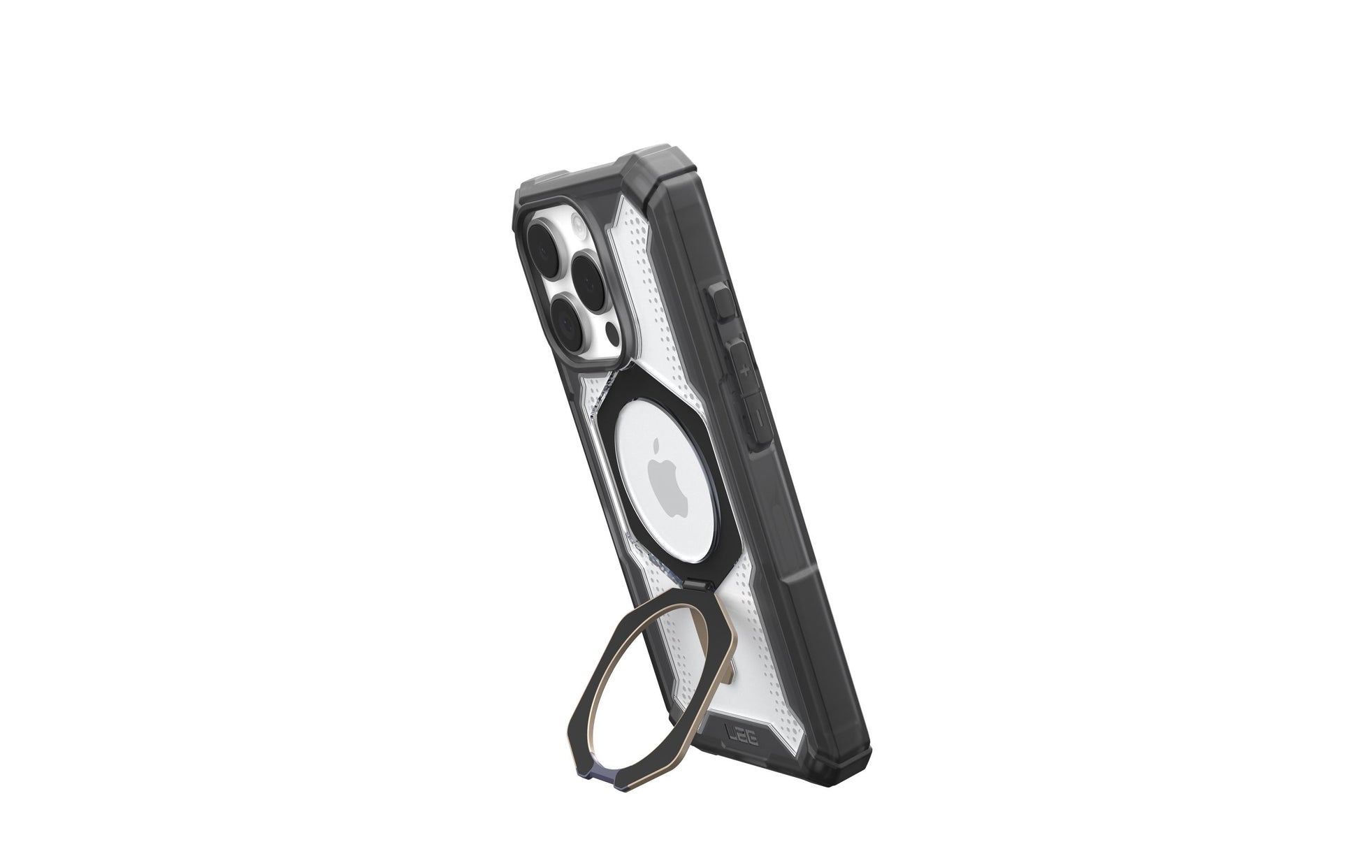 Urban Armor Gear Backcover – für Apple iPhone 16 Pro – Titan/transparent – TPU/PC – MagSafe-kompatibel