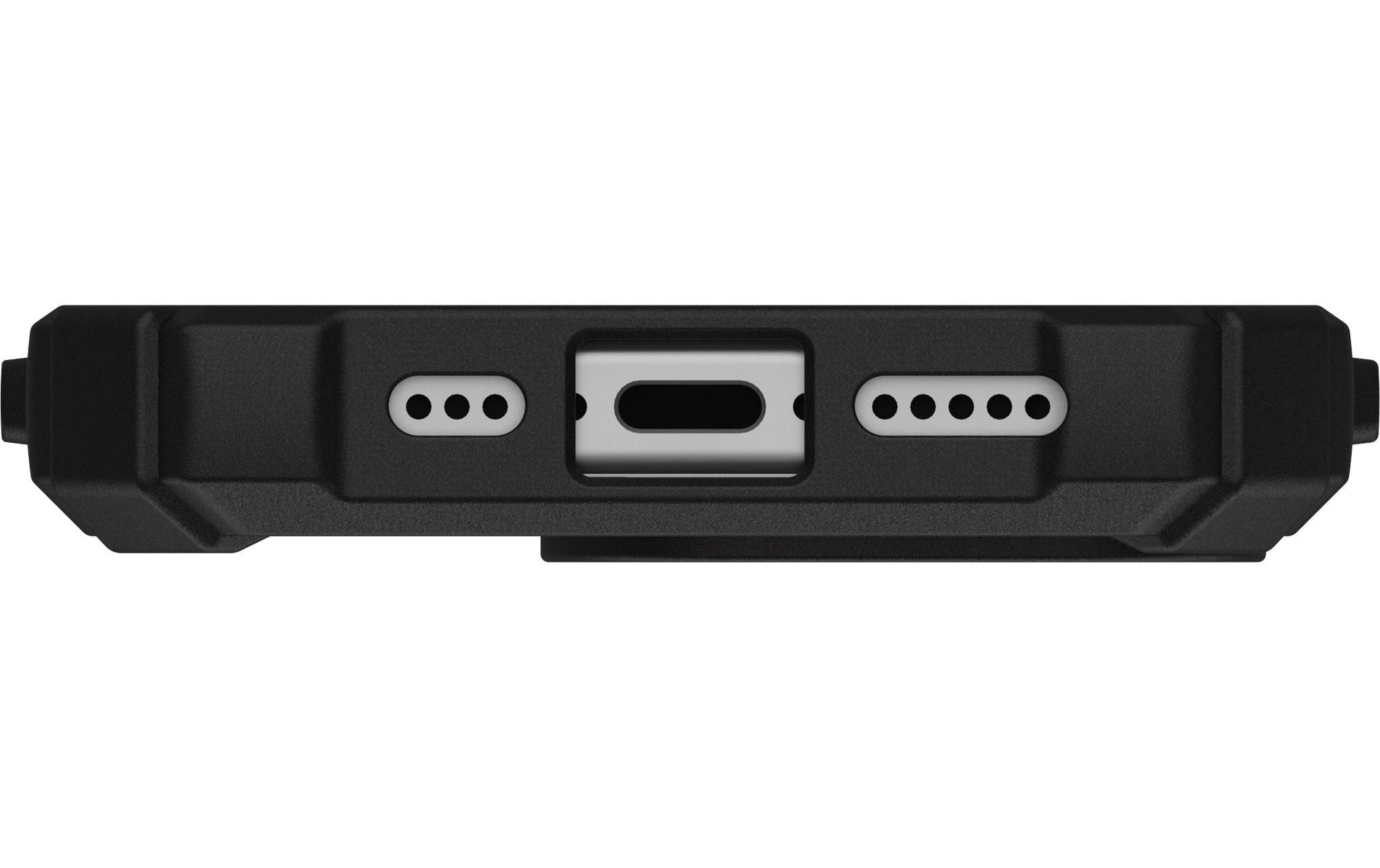 Urban Armor Gear Backcover Plasma XTE – für Apple iPhone 16 Pro – schwarz/orange – MagSafe kompatibel