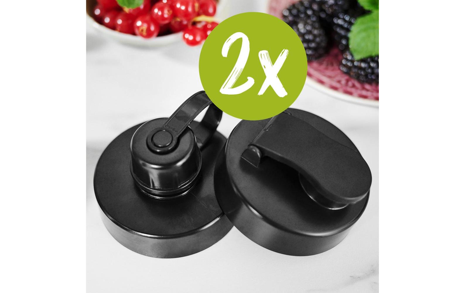 Gastroback Smoothie-Mixer 41033 – 0,6 l, 300 W, Eis-Crusher – schwarz/edelstahl