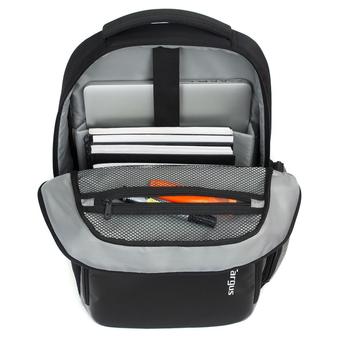 Targus Notebook-Rucksack Education – für 15,6", Polyurethan – Schwarz/Grau, 120 × 500 × 370 mm